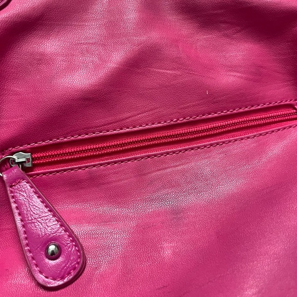 Vintage Betty Boop Bright Pink Shoulder Bag with Embroidered Patch - Picture 8 of 10